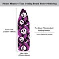 thumbnail image 6 of HELLHERO Ironing Board Protector 15x54 Inches One-Piece Cover Skull Easy to Fold Fastener Straps with Quick Install & Hook and Loop Fastener Strap Dust Cover, 6 of 6