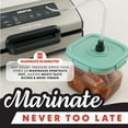 thumbnail image 2 of Gourmia Vacuum Sealer, Marinate Mode, LED Display, Built-In Cutter, Hose, 2 of 9