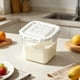 thumbnail image 5 of Juego de recipientes de plástico para almacenar alimentos, herméticos, para yogur, pudín y postres. Tarro sellado para aperitivos, pasteles y salsas. Libre de BPA. Tapa transparente. Ideal para, 5 of 6
