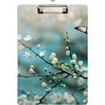 thumbnail image 2 of FMSHPON Cherry Blossom Butterfly Clipboard Hardboard Wood Nursing Clip Board and Pull for Standard A4 Letter 13x9 inches, 2 of 7