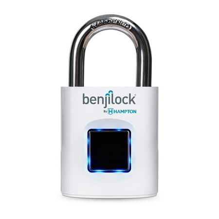 BenjiLock by Hampton® 43mm Fingerprint Padlock in White
