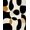 Black White Beige, Pattern 8, variant on ODIKA 8'x10' Washable Area Rug Geometric Contemporary Interlocking Arch Abstract Mid Century for Dining Room, Large Office, Lounge, Non-Slip Chair-Friendly Mat