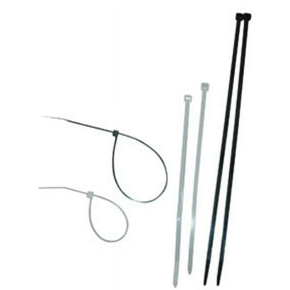 ATD Tools 20411 11” Black Uv Stabilized Nylon Cable Ties, 100 pc. ATD-20411