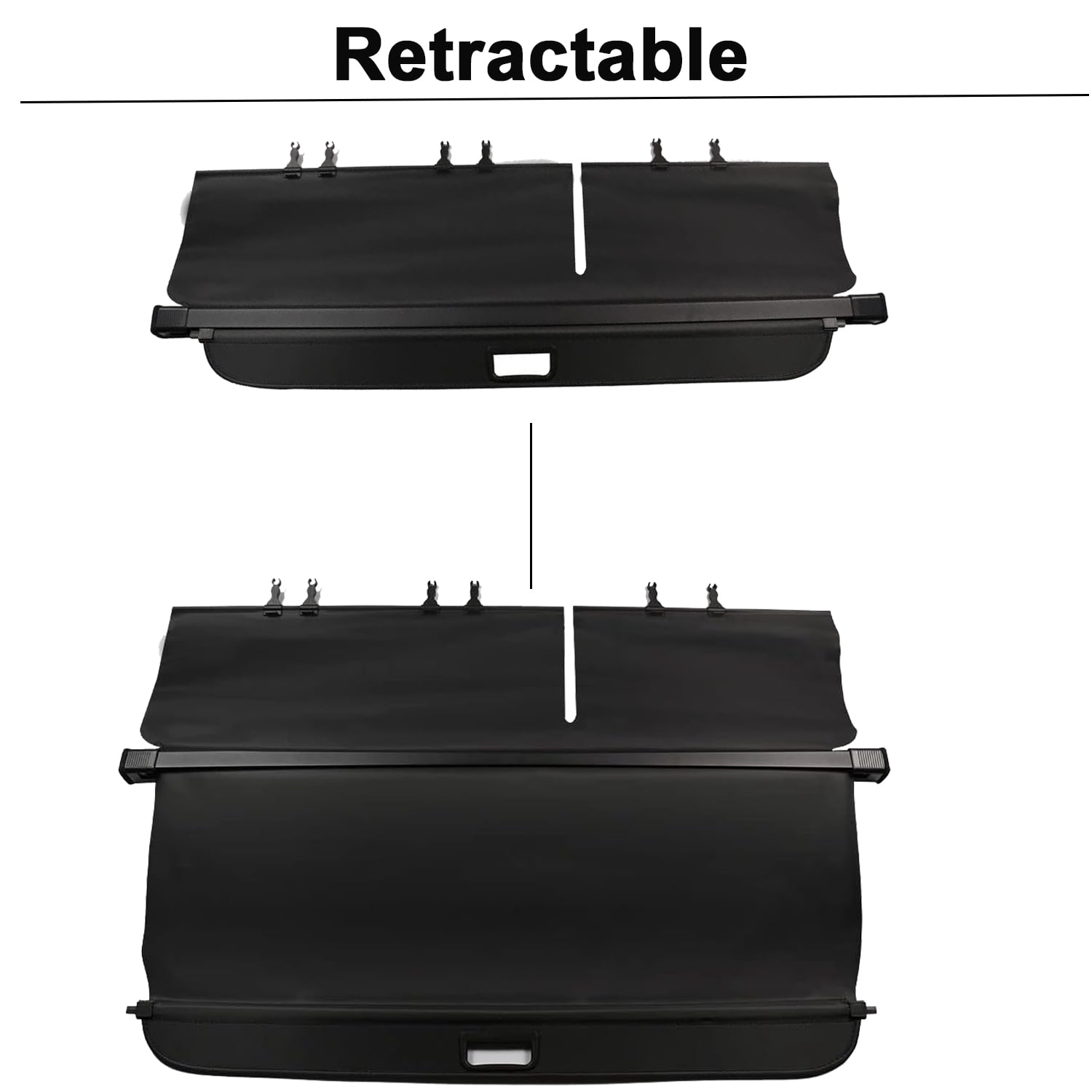 Fit 2010-2015 Lexus RX350 Retractable Cargo Cover for 2010 2011 2012 2013 2014 2015 Lexus RX350 SUV Accessory Rear Trunk Privacy Shield Shade, Black
