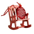 thumbnail image 2 of 3x Christmas Rocking Chair Ornament with Meaningful Tag Sign Home Party Gift Fernando Monumento mecedor, 2 of 7