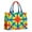 Rainbow Tie Dye-1, variant on Large Capacity Tote Bag,Colorful Tie Dye Wave Pattern Handbag Fashion Luxury Tote Bag,15.7"x13"x 5.1" Inches,Laptop Compatible