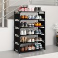 thumbnail image 2 of 1pc Multi-layer Plastic Storage Shoes Rack, Free Standing Shoes Rack, Easy, 2 of 5