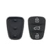 thumbnail image 4 of Riwesomey Cubierta del botón de la llave del coche Piel de goma de 3 teclas con marca Reemplazo del accesorio automotriz para I10 / I20 / I30 Vehículos, repuestos y accesorios Mis negro, 4 of 6