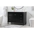 thumbnail image 2 of 48 inch single bathroom vanity in black, 2 of 8