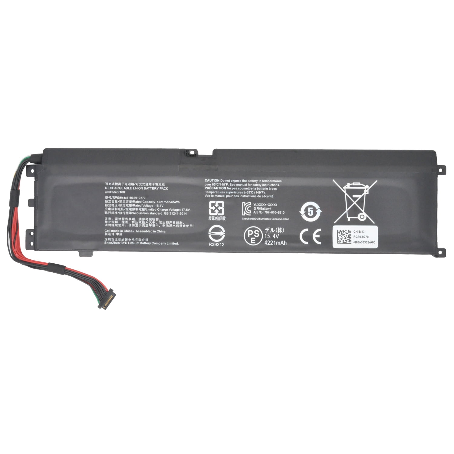 New RC30-0270 Battery Replacement for Razer Blade 15 Base 2018 2019 RTX 2060 2070 RZ09-0270 RZ09-02705E76 RZ09-02705E75 RZ09-0300 RZ09-03006