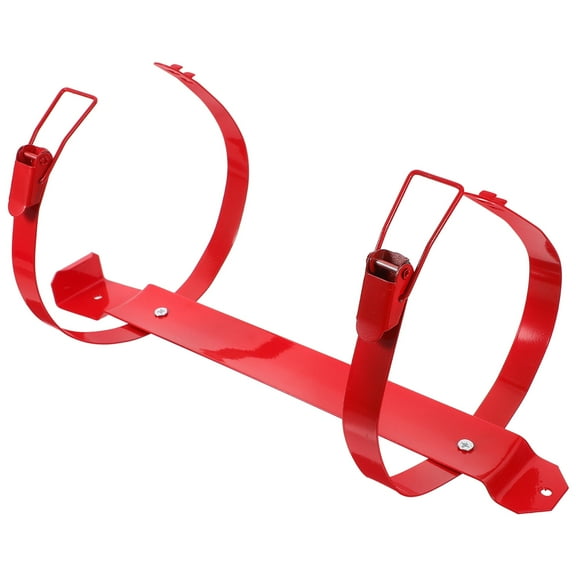 CRAFTHROU 1Pcs Heavy Duty Fire Extinguisher Brackets Wall Mount for Offices and Shops 13.9X5.5X5.5in