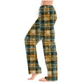 thumbnail image 1 of Puyaiuu Womens Flannel Pajama Pant with Drawstring - Winter Warm Buffalo Plaid Pajama Pant - Soft Fleece Pjs Bottom Casual Elastic Waist Lounge Pants Soft Sleep Bottoms Gift, 1 of 4