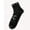 Black, variant on Men's Athletic Crew Socks Terry Cushion Sole Breathable for Morning Road Running White Free Size