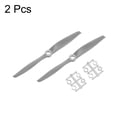 thumbnail image 3 of 2Pcs 6x5.5 Inch Propeller RC Propellers 2-Vane Blades Props Gray with Adapter Rings for RC Airplane Aircraft Prop Replacement, 3 of 7