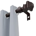 thumbnail image 1 of Barras de cortina Brunttype de 81 a 315 cm, color bronce con remates clásicos, 1 of 7