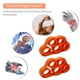 thumbnail image 4 of Empuñaduras 2 anillos de tensión de agarre de mano de silicona para entrenador de fuerza de dedo (naranja 11 libras) Hugtrwg Para Estrenar, 4 of 8