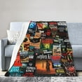 thumbnail image 6 of The Full Collection of Stephen King Books Blanket Soft Cozy Fleece Throw Blanket Plush Lightweight Warm Fuzzy Flannel Blankets and Throws for Couch Sofa Bed 60"X50", 6 of 14