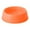 Orange #4, variant on Thickened Plastic Pet Bowl for Cats & Dogs | Non-Slip Non-Spill Food & Water Dish | Single Pet Use | 7.2x7.2x2.13 Inches | Blue, Green, Pink, Orange, Yellow