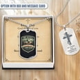 thumbnail image 4 of NETDECOR Personalized Be Still and Know That I Am God Psalm 46:10 Christian Dog Tag Necklace for Men, Custom Stainless Steel Engraved Pendant, Jewelry Gifts for Men, 4 of 7
