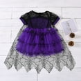 thumbnail image 2 of Vividxx Halloween Girls Dress Cape Party Cute Gown For 1-5 Year Olds Witch Outfits Sets Seasonal Play Pretend Solid Color Classic Dailywear, 2 of 7