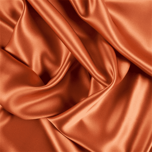 orange silk fabric