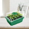 thumbnail image 4 of Seed Starter Tray with Grow Light Seed Starter Kit Seedling Tray Seed Starter Kit with Grow Light 12-Hole Tray with Light Extractor with White Label Nutrient Box Plastic Bowl Rectangular, 4 of 7