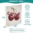 thumbnail image 5 of Two Cherries with Bows 3 Ring Hardcover Binders 1.5in Round Rings for Letter-Size Folder Paper Organizer Pockets for Office Student Recipe, 5 of 9