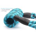 thumbnail image 4 of Correa fuerte para perros de 5 pies con manija acolchada cómoda y correas para perros con hilos altamente reflectantes para perros medianos y grandes, azul MFZFUKR FLD-2270, 4 of 8