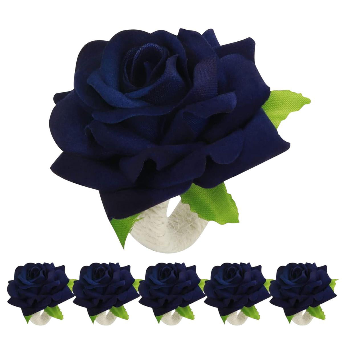 48 x 6cm Colorful Artificial Foam Rose Wedding/Craft Flowers 8 bunches of 6 