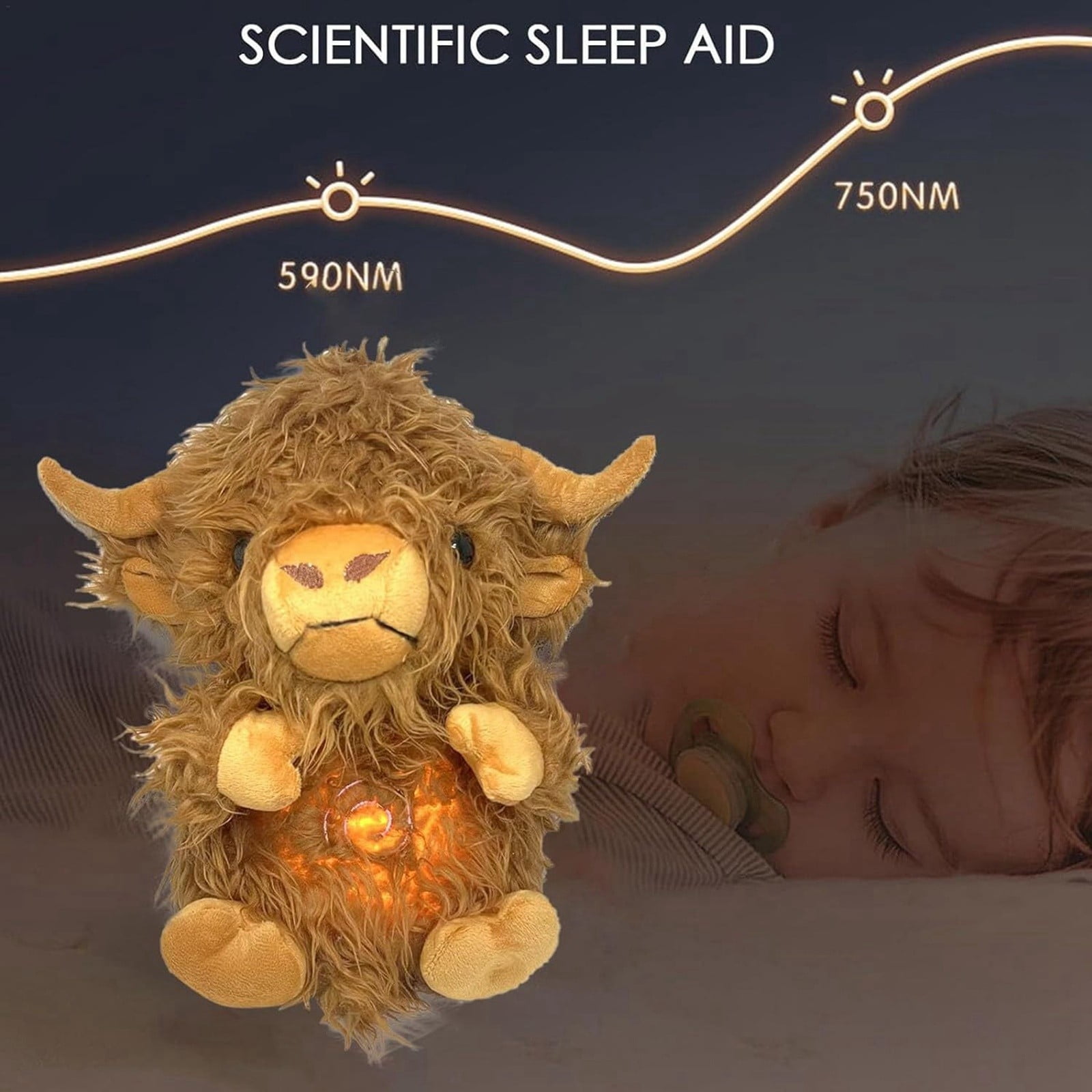 Weighted Highland Cow Plush Toys, Giant Highland Cow Gift Plush Toy,Adorable Stuffed Animal for Kids and Adults Highland Cattle Plushie Decor