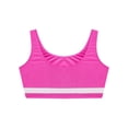 thumbnail image 5 of Sinleey Kids Girls Athletic Sports Vest Top Soft Crop Cami Sleeveless Shirt Bra Tops Gymnastics Hot Pink 16, 5 of 6
