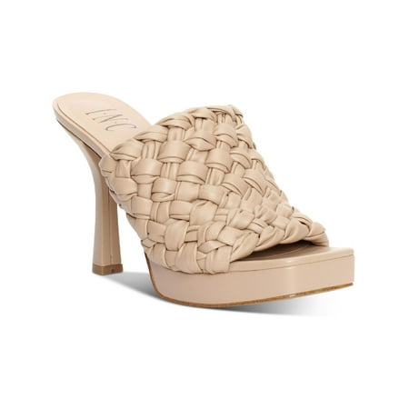 

INC Womens Meriana Faux Leather Evening Slide Sandals