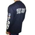 thumbnail image 2 of FDNY Long Sleeve Officially Licensed Keep Back 200 Feet T-Shirt Navy Small, 2 of 2