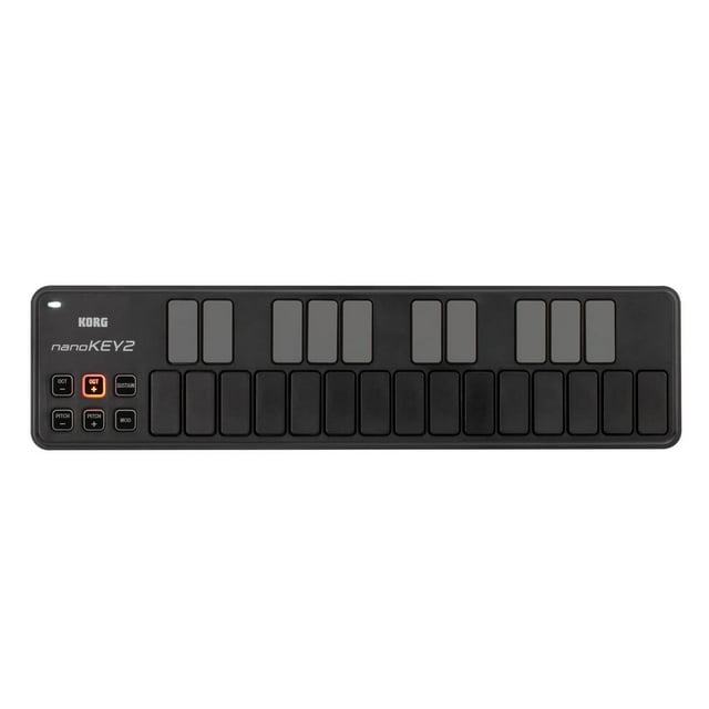 KORG Slim-Line USB Superficie de control USB, Teclado USB de línea delgada, Negro