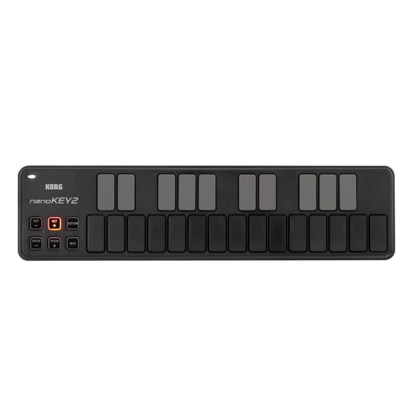 KORG Slim-Line USB Superficie de control USB, Teclado USB de línea delgada, Negro
