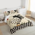 thumbnail image 3 of Manfei Rooster Print Bedding Comforter Set for Teen, Kawaii Farmhouse Animal Twin Comforter Sets, Rustic Buffalo Reversible Bedding Set, Microfiber Bedroom Decor, 2 Pieces, 3 of 8