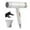 White, variant on FastXmas Hair Dryer,7.2 x 7.5 Inch Hair Dryer with 1 Bracket,3 Modes Hair Blow Dryer Fast Drying Low Noise Blow Dryer nano Platinum Negative Ions and Portable Hair Dryer for Home Salon Travel