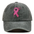thumbnail image 2 of HJYCHN Mens Hats Unisex International Awareness Day Ribbon Embroidered For Outdoor Sports Hop Hat Letters Womens Baseball Caps Green One Size, 2 of 4