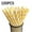 LN, variant on Usbinx Life 100-Pack Kraft Paper Decorative Paper Straws Summer Fruit Pattern — Biodegradable Party Straws