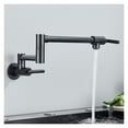 thumbnail image 7 of Chrome Nickel Black Brass Pot Filler Tap Wall Mounted Kitchen Faucet Single Cold Single Hole Tap Rotate Folding Spout ,Easy to Install, 7 of 7
