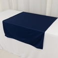 thumbnail image 6 of Efavormart Navy Blue Premium Scuba Polyester Wide Table Runner, Wrinkle Free Trade Show Table Runner - 36"x72", 6 of 9