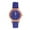 1-Blue, variant on Kcodviy Fashion Sport Men's Stainless Steel Case Belt Band Quartz Analog Wrist Watch Womens Watch Bands Watch Leather Case Extra Long 20mm Watch Band Senior Watches for Women Talking Watches for Women