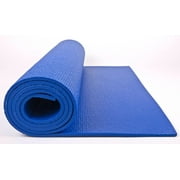 GoFit Double Thick 7-mm. Yoga Mat (Sapphire Blue) - Non Slip, 68 x 24
