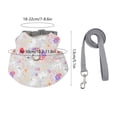 thumbnail image 3 of Breathable Mesh Pet Leash, Adjustable Traction Harness With Vests Style Design, for Small Animal, Gray, 3 of 6