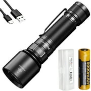 Fenix C7 3000 Lumen USB-C Rechargeable EDC Flashlight with Lumentac Battery Organizer