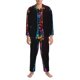 thumbnail image 3 of Balery Neon Psychedelic Giraffe Pijama para Hombre de Dos Piezas con Manga Larga, Conjunto de Dormir y Descanso Suave con Bolsillos-X-Large, 3 of 7