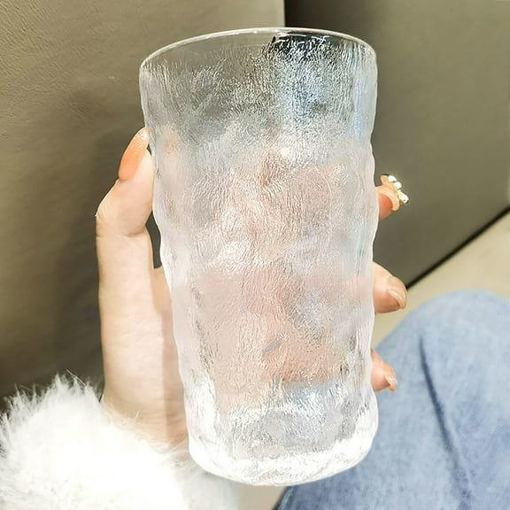 Joernso Frosted Transparent Glass Cup Heat-resistant Beautiful Drinkware Coffee Mug Kitchen Tools