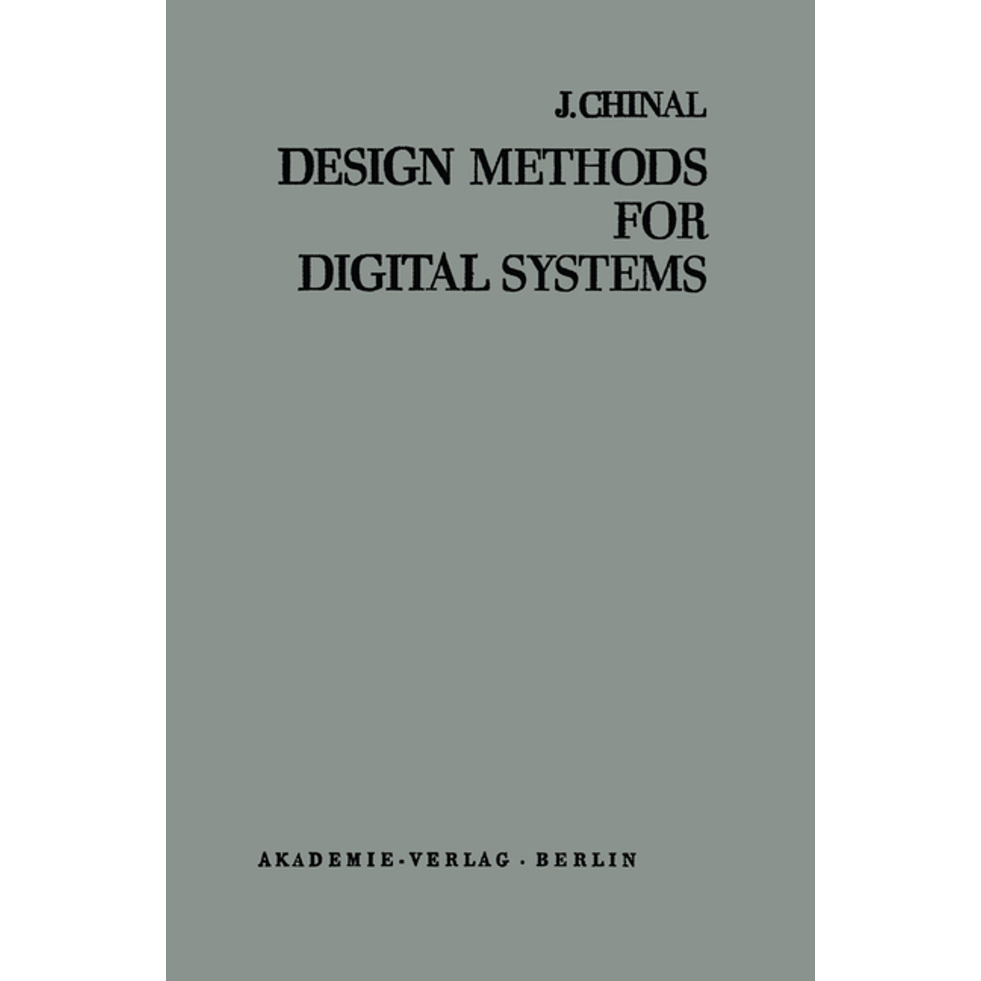 Design Methods for Digital Systems (Paperback)