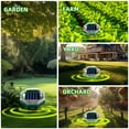 G·PEH Mole Repellent,4 Pack Solar Powered Outdoor,Gopher Repellent