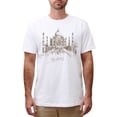 thumbnail image 1 of Taj Mahal India -1 Printed Cotton Short Sleeves Round neck Men T-shirt MTS_00 L, 1 of 1